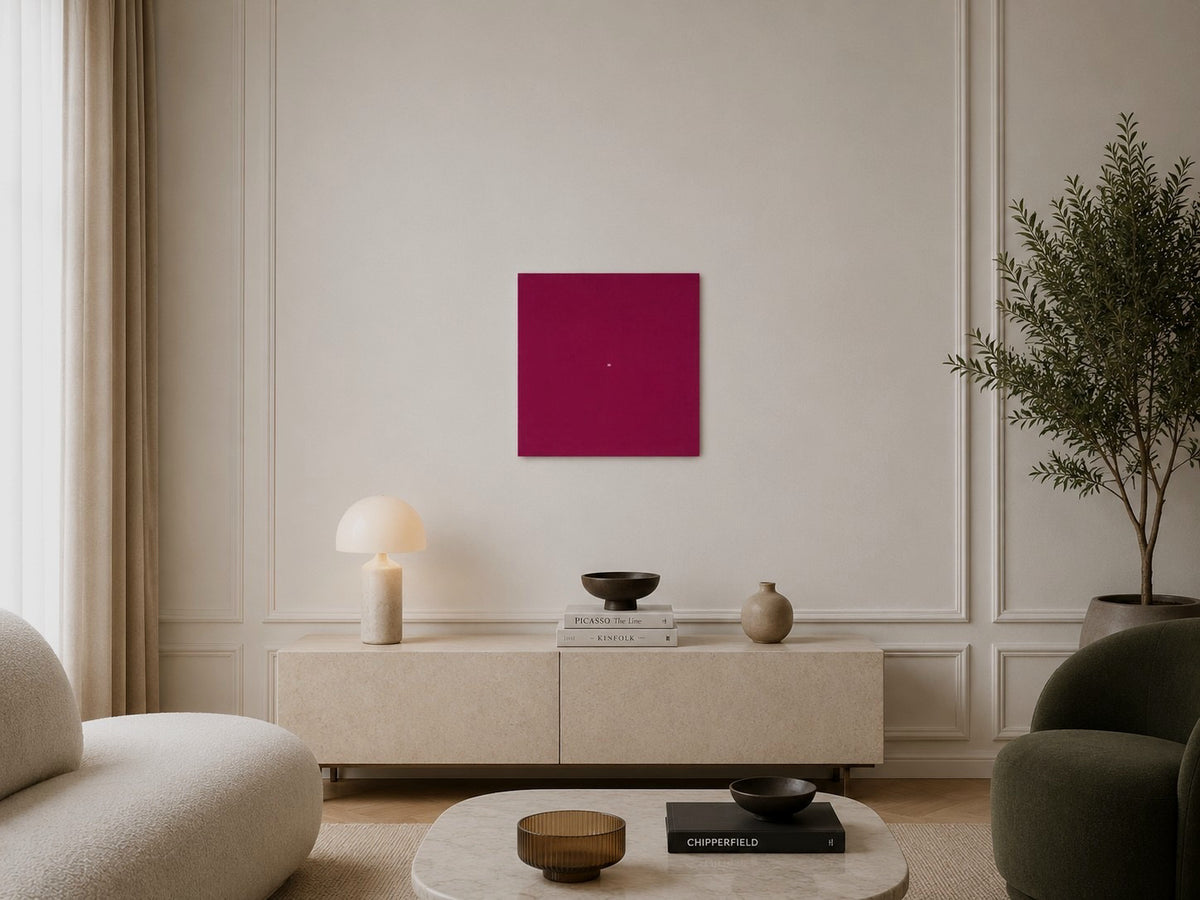 Eduardo Scala "Serie Ars Magenta 2" /32 Limited Signed Fine Wall Art, 65Lx65W cm