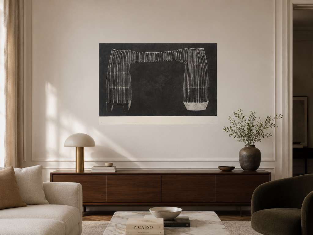 Laura Lio "Sin Titulo" 2003 /30 Limited Signed Unframed Fine Wall Art 69Lx103Wcm