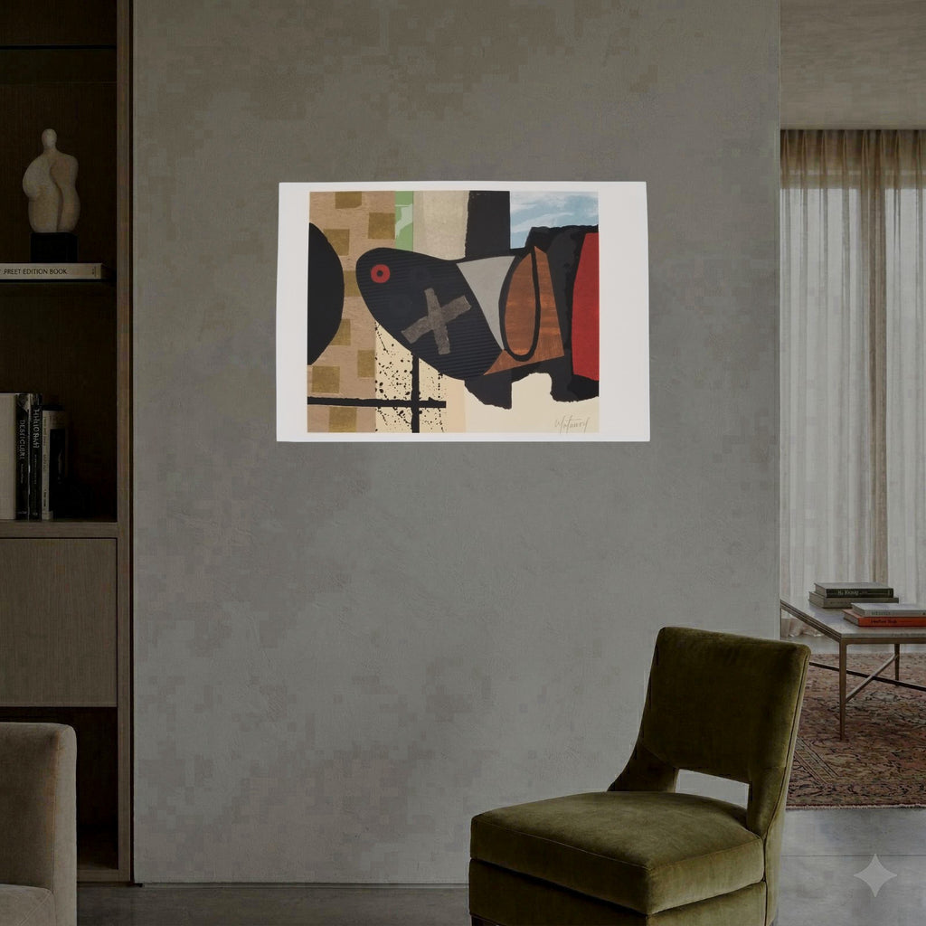 Osvaldo Matamoros "S/T II" 2004 P.T. Limited Signed Fine Wall Art Print