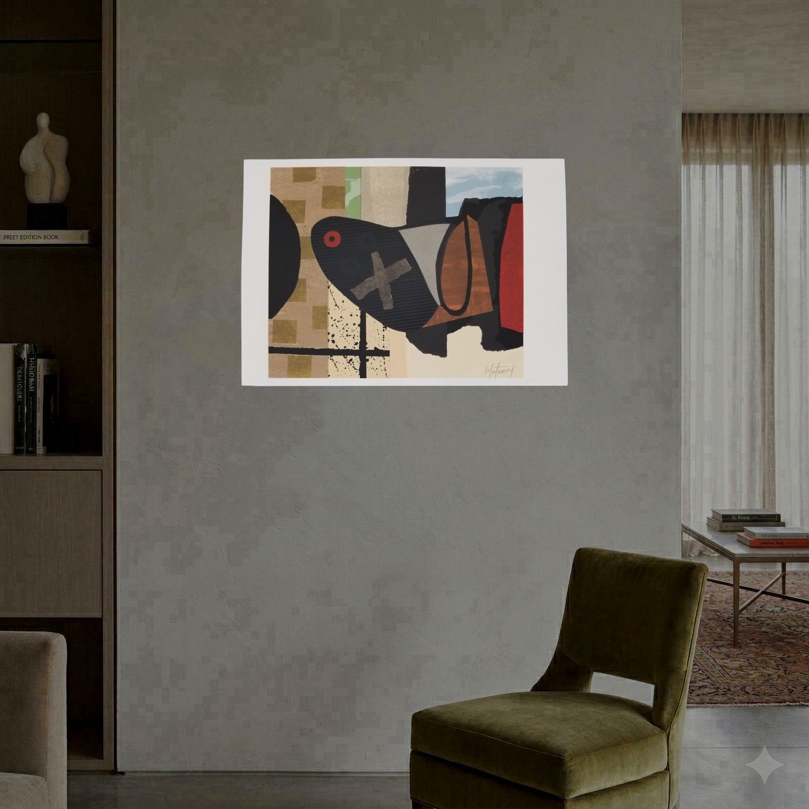 Osvaldo Matamoros "S/T II" 2004 P.T. Limited Signed Fine Wall Art Print