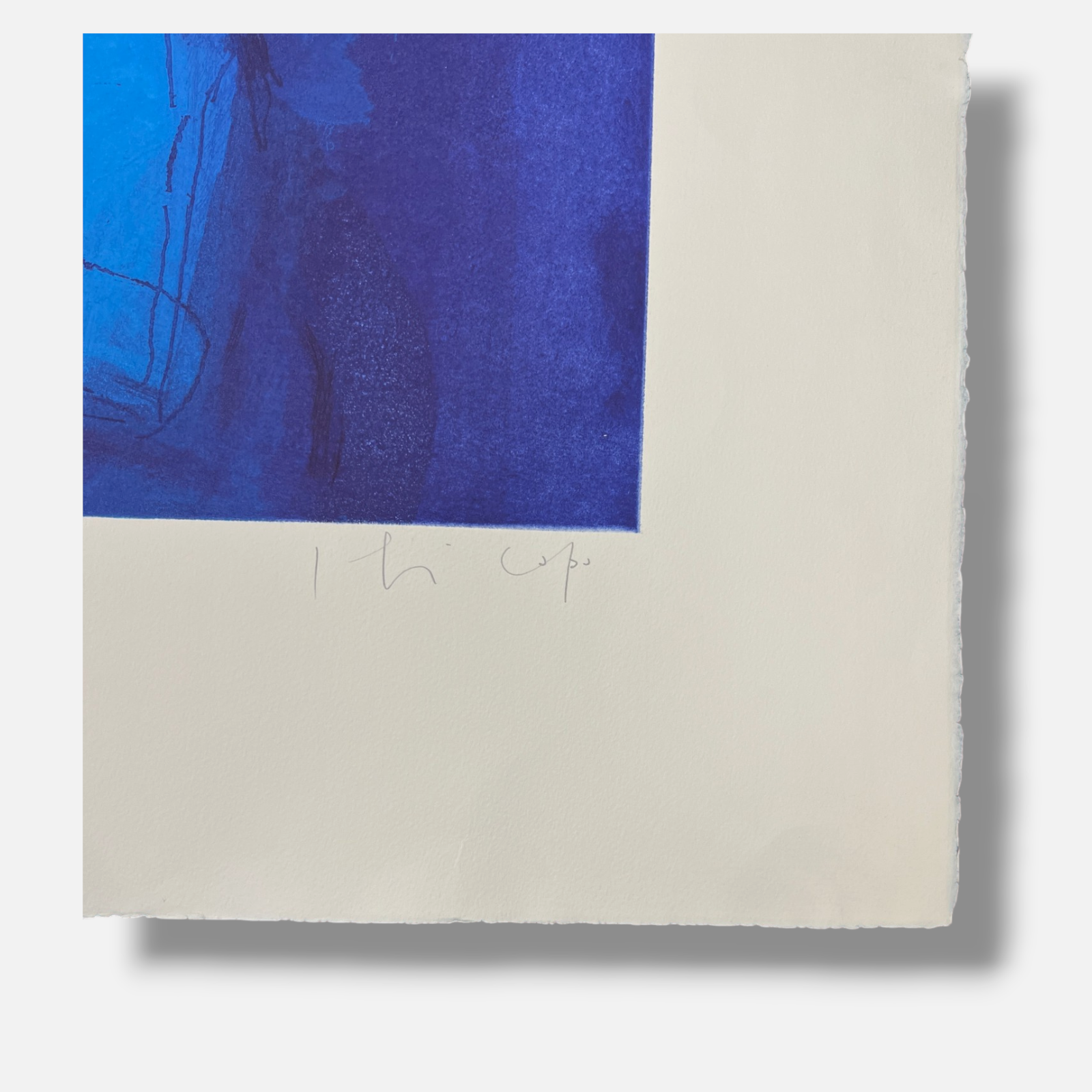 Joaquín Capa Eiriz "Blue Angle" 1999 Limited Signed Fine Wall Art Print