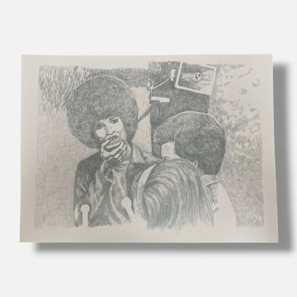 Elke Marhöfer "Angela Davis" Fine Wall Art 4-Piece Set | 11.5 x 16" in