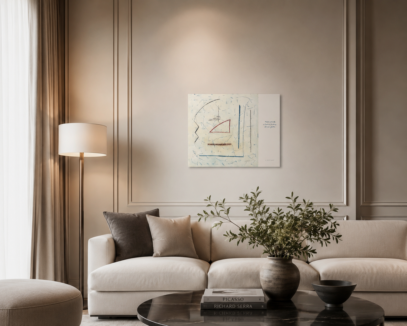 Albert Ràfols-Casamada "L'estany" H.C. 2004 Limited Signed Wall Art Print 50x65