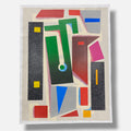 Nelson Villalobo Ferrer "Mascara Analitica" P.T. 2002 Limited Signed Wall Art