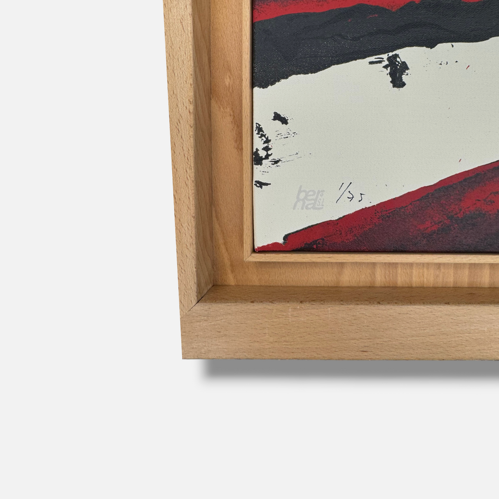 Luis Feito López "Noviembre II" 1998 Limited Signed Framed Fine Wall Art