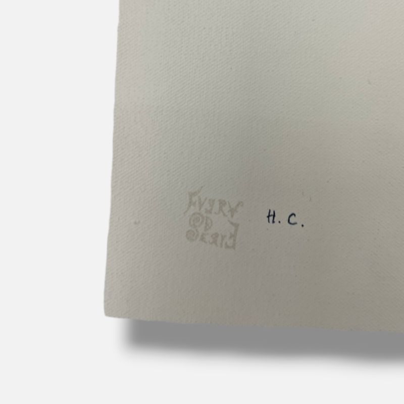 Luis Arias Vera "Silencio Integrado" H.C. 2003 Limited Signed Wall Art