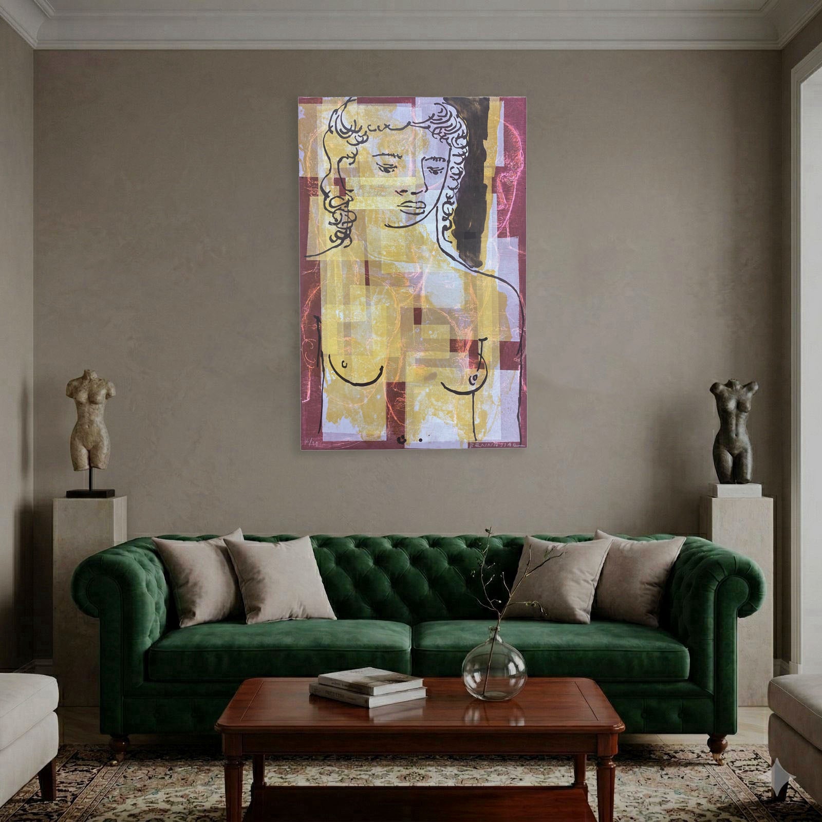 Joan Bennàssar "Madona Dels Cuarte Cantons" 2003 Limited Signed Wall Art