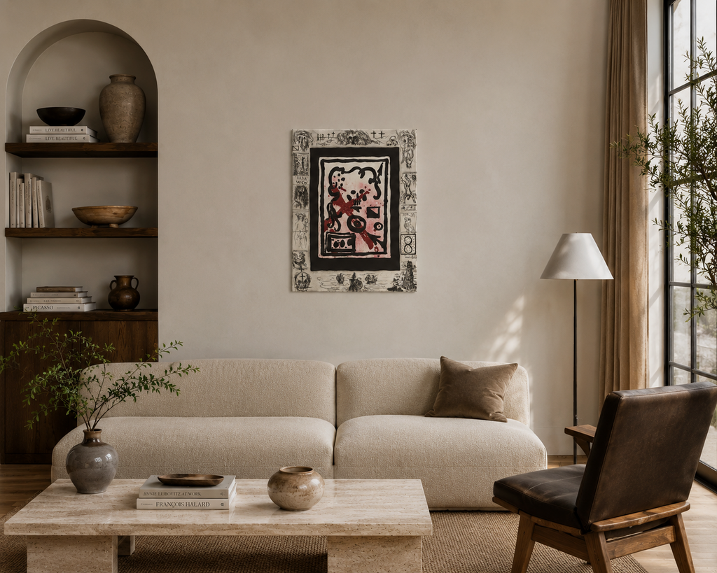 Alberto Gironella "Méjico Mágico VI" P.A. Limited Signed Fine Wall Art 64Lx49Wcm