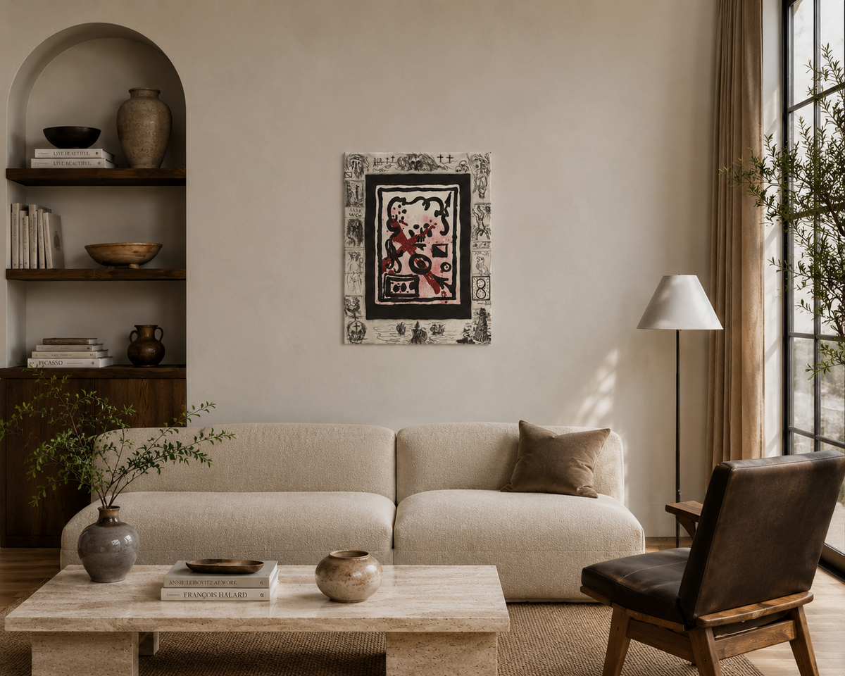 Alberto Gironella "Méjico Mágico VI" P.A. Limited Signed Fine Wall Art 64Lx49Wcm