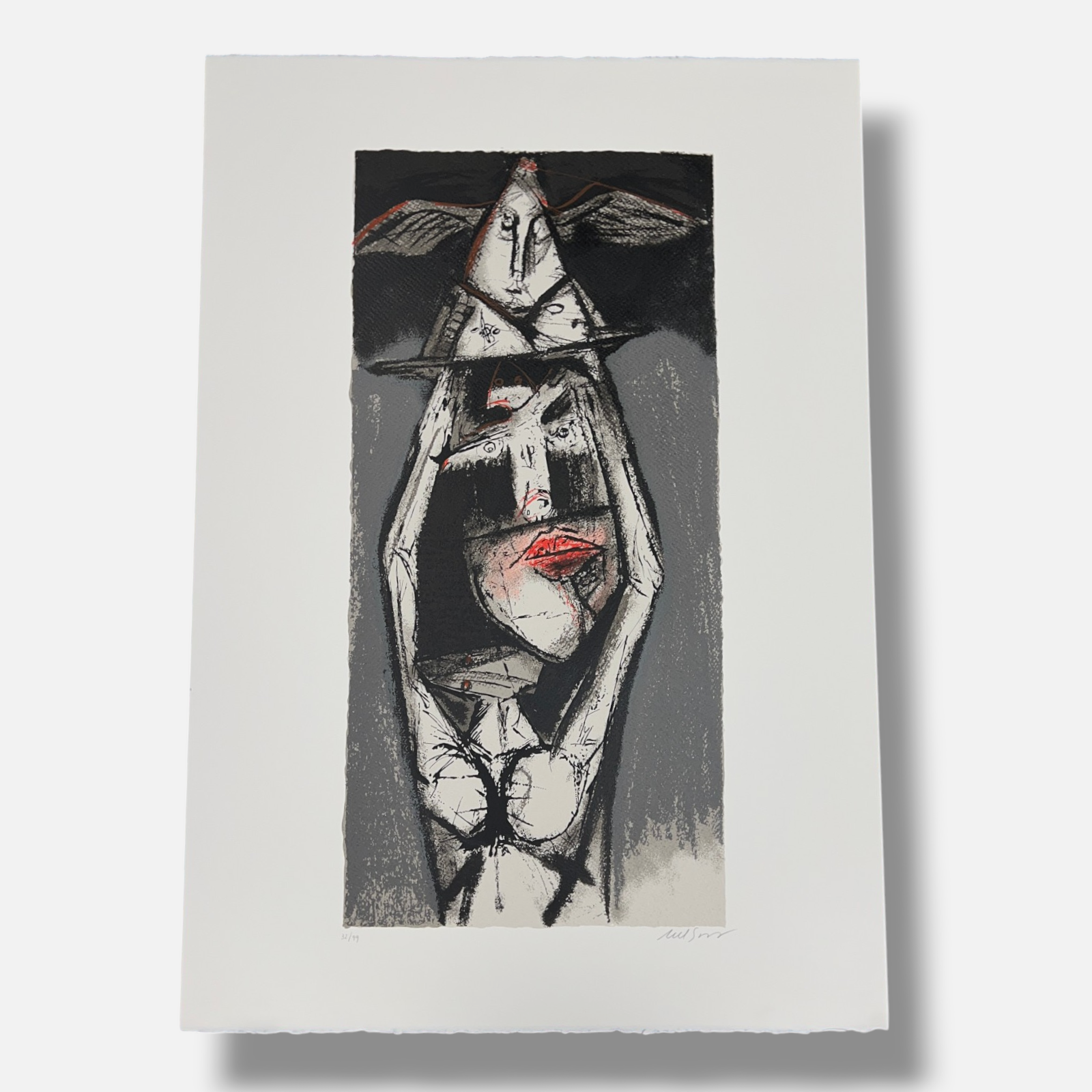 Nelson Domínguez "El Vuelo de Elegua" 2004 Signed Limited Fine Wall Art