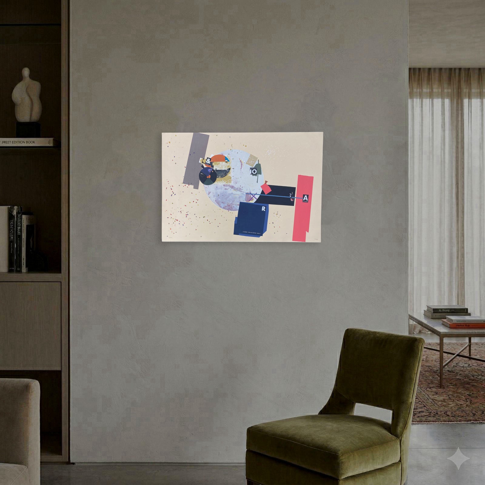 Antonio Lorenzo Carrión "El Espia" H.C. 2004 Limited Signed Wall Art | 74x109 cm