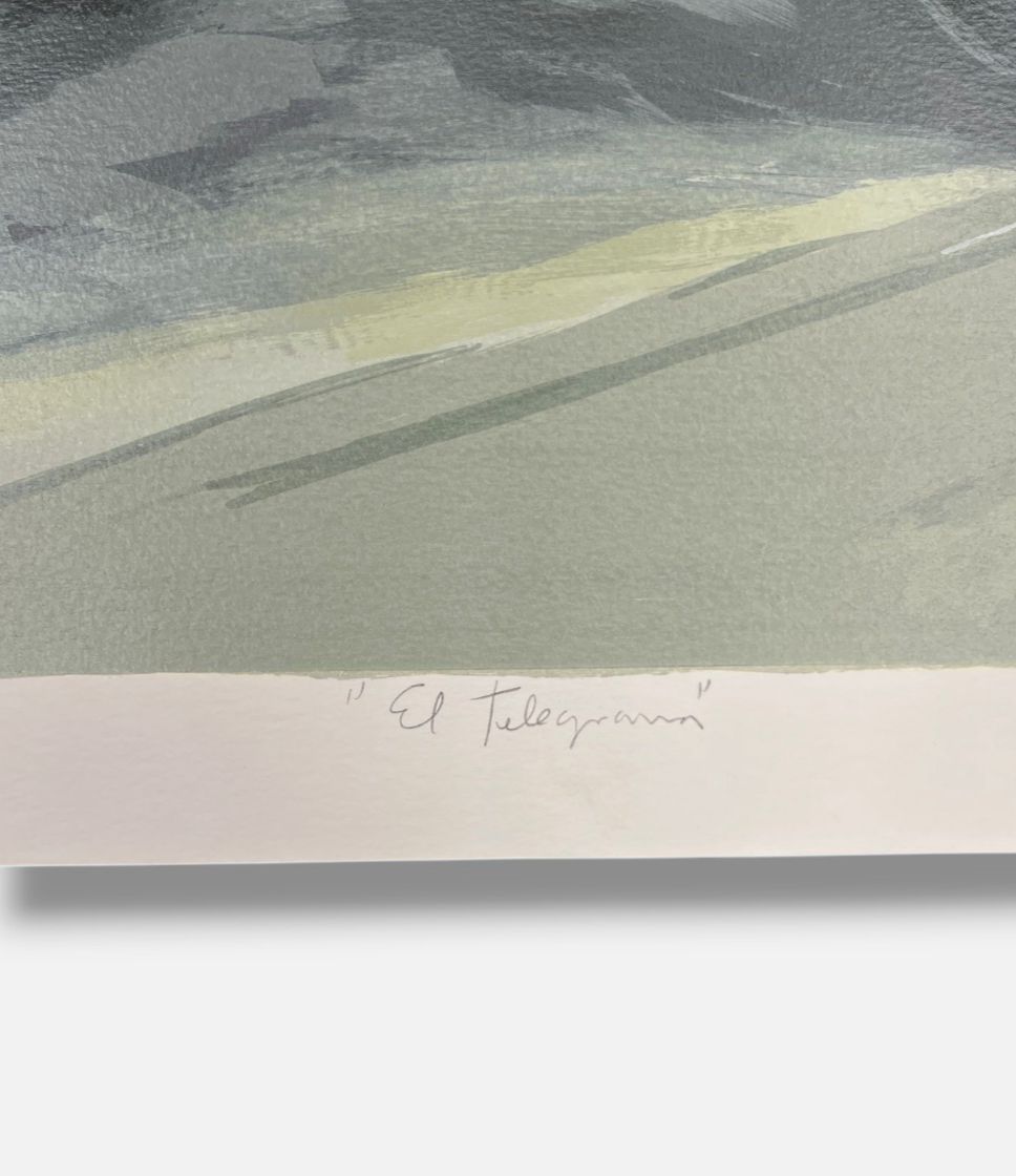 Pedro Álvarez Pacheco Castello "El Telegrama" P.T. Limited Signed Wall Art Print
