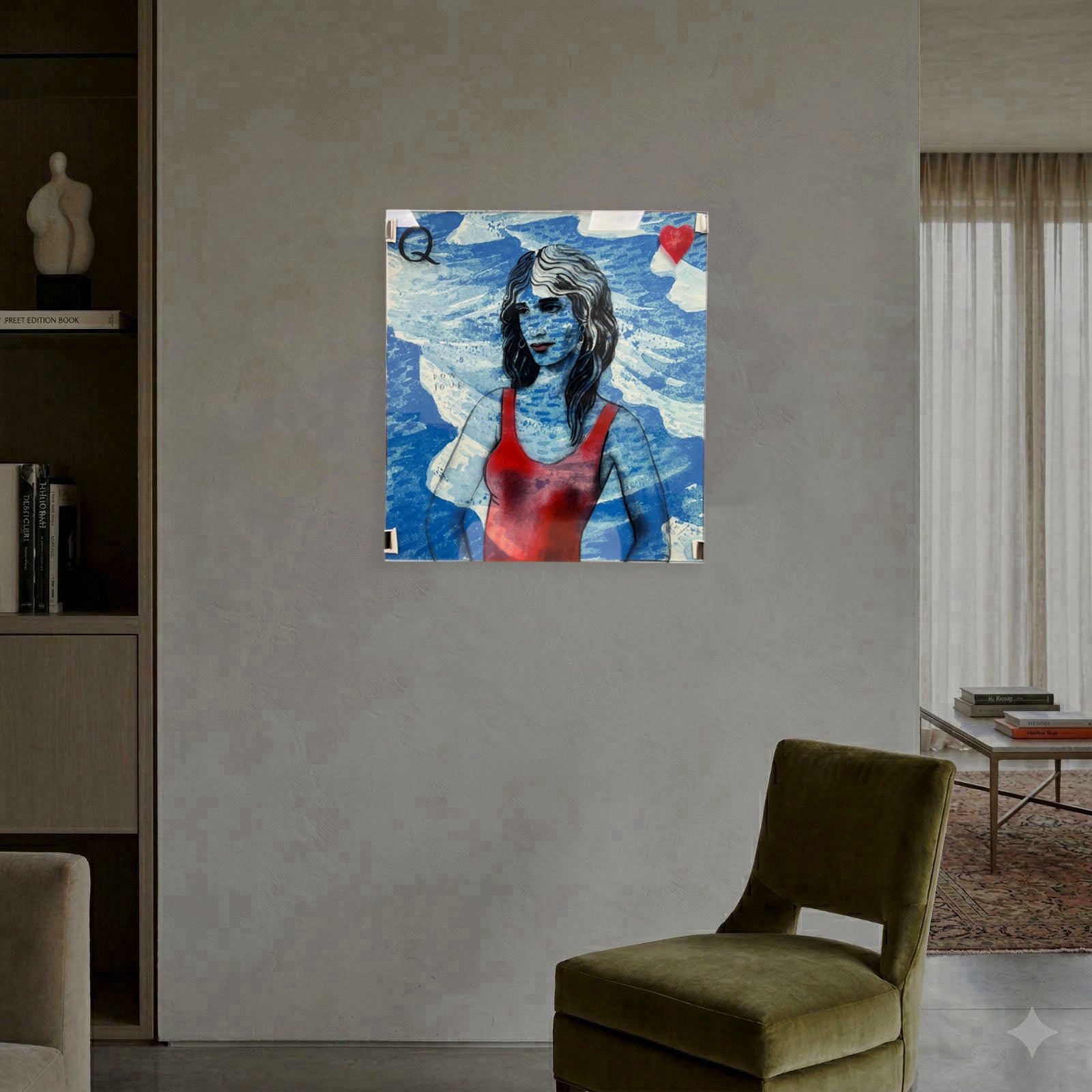Javier de Juan Martínez "La Reina de Corazones" 2006, Limited Signed Wall Art