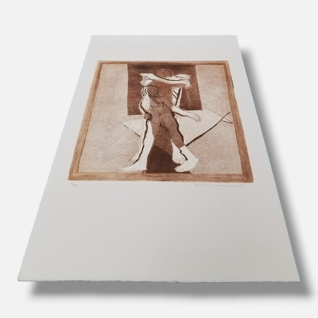 Rogeiro Ribeiro "Encontro" 2006 Signed Limited Fine Wall Art Print