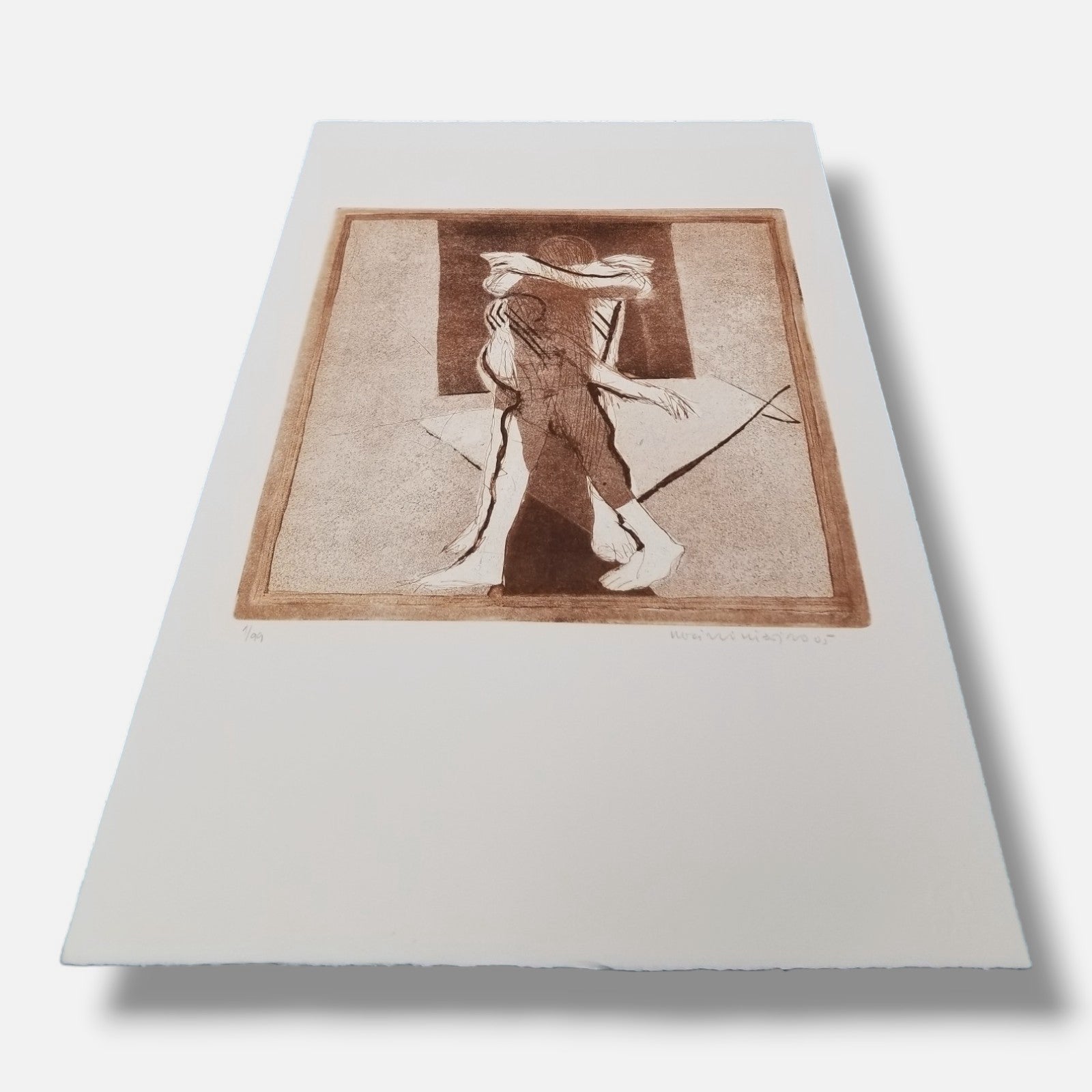 Rogeiro Ribeiro "Encontro" 2006 Signed Limited Fine Wall Art Print