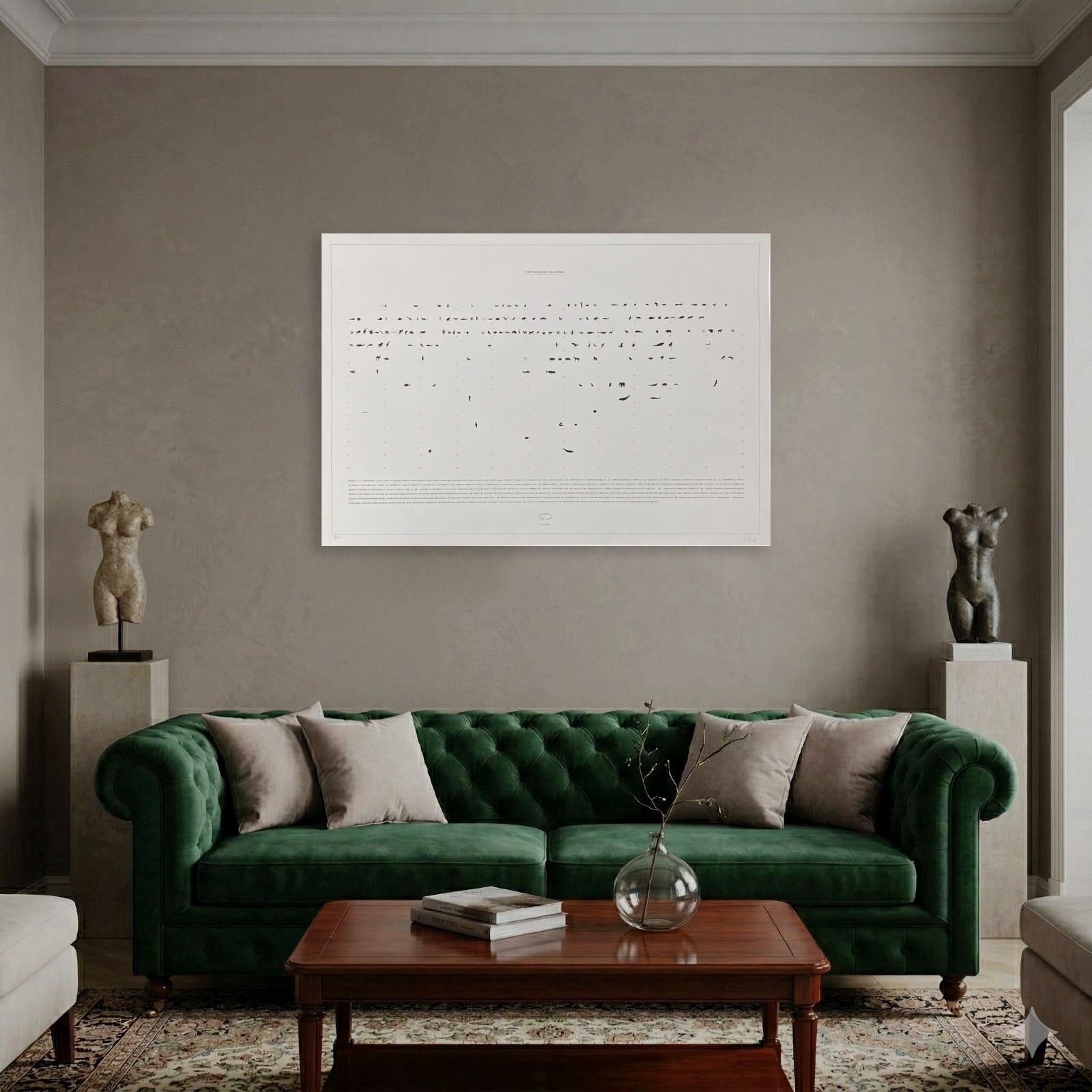 Jorge Barbi Alonso "Esperanza De Vida Animal" Fine Wall Art Print | 102 x 71 cm
