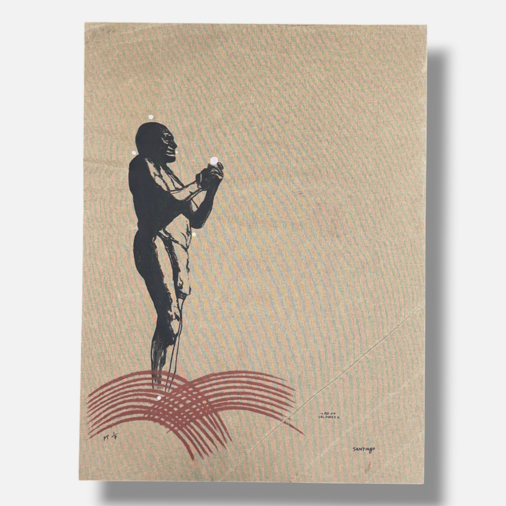 Santiago Rodríguez Olazábal "Ase o el Poder" P.T. Limited Signed Fine Wall Art
