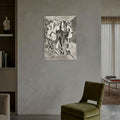 Juan Antonio Galea Barjola "Personajes Con Tacones" P.A. Limited Signed Wall Art