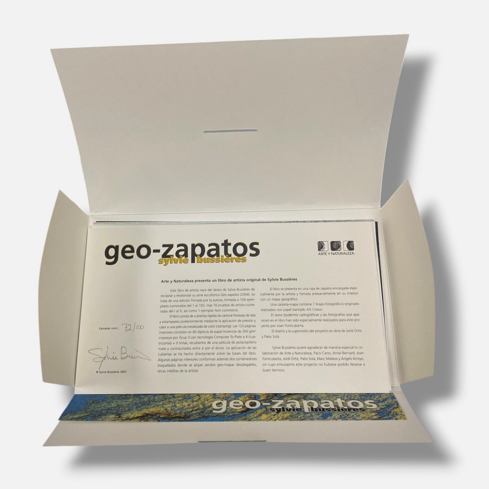 Sylvie Bussières "Geo-zapatos" 2005 Fine Art Print & Book Set