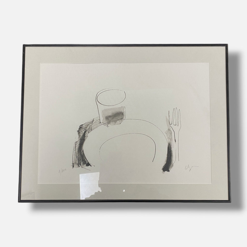 Guillermo Díez Celaya "Estudio Para Una Cena De Pascua IV" 2003, Signed Wall Art