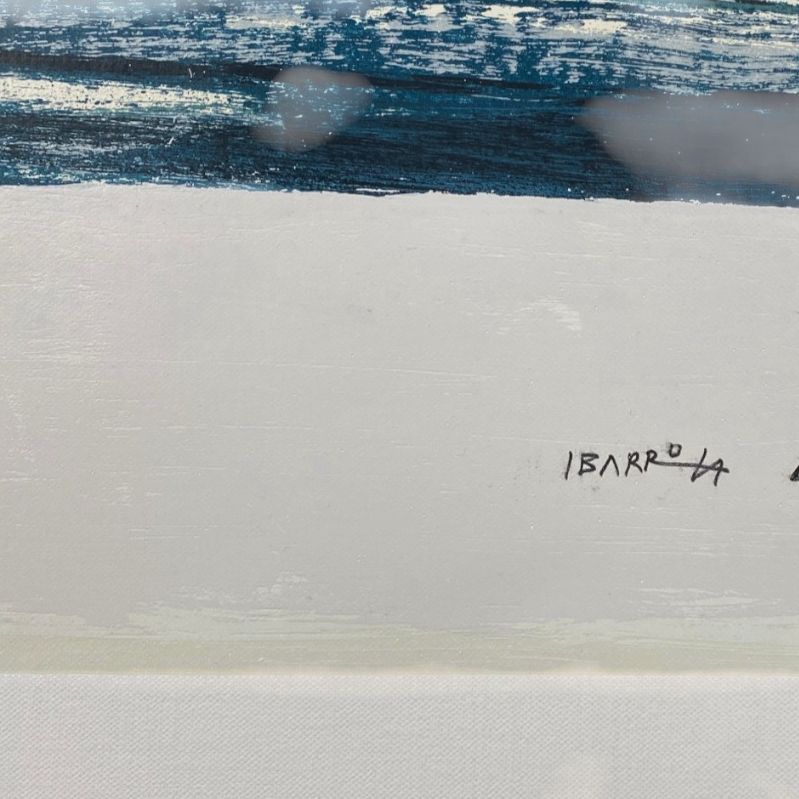 Agustín Ibarrola "Figura" 2001 Unframed Limited Signed Wall Art | 72 x 100 cm