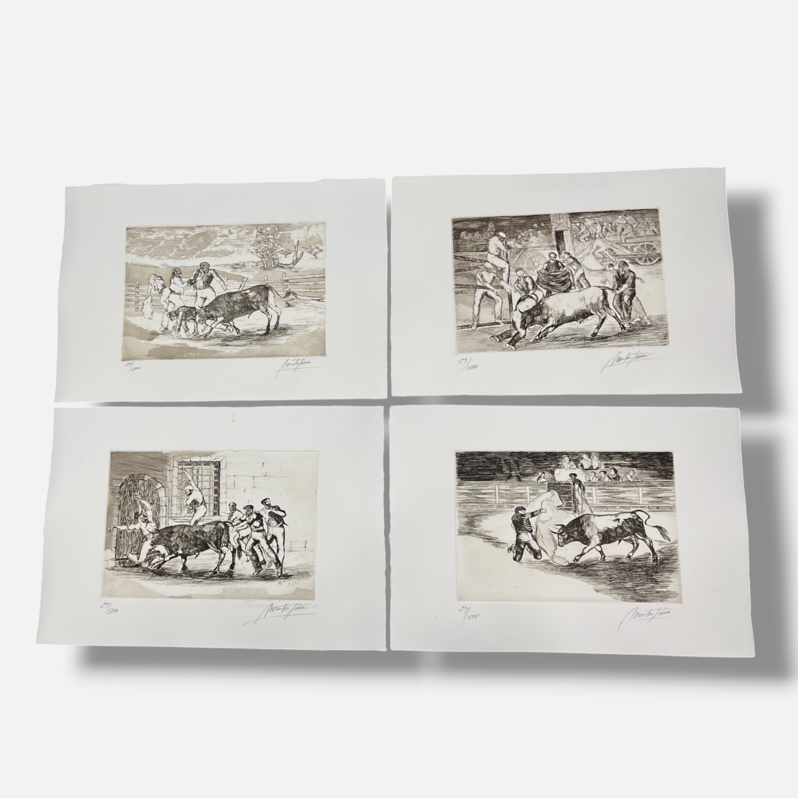 Martín Simón "Simbologias, La Tauromaquria" Limited Signed Wall Art 23-Piece Set
