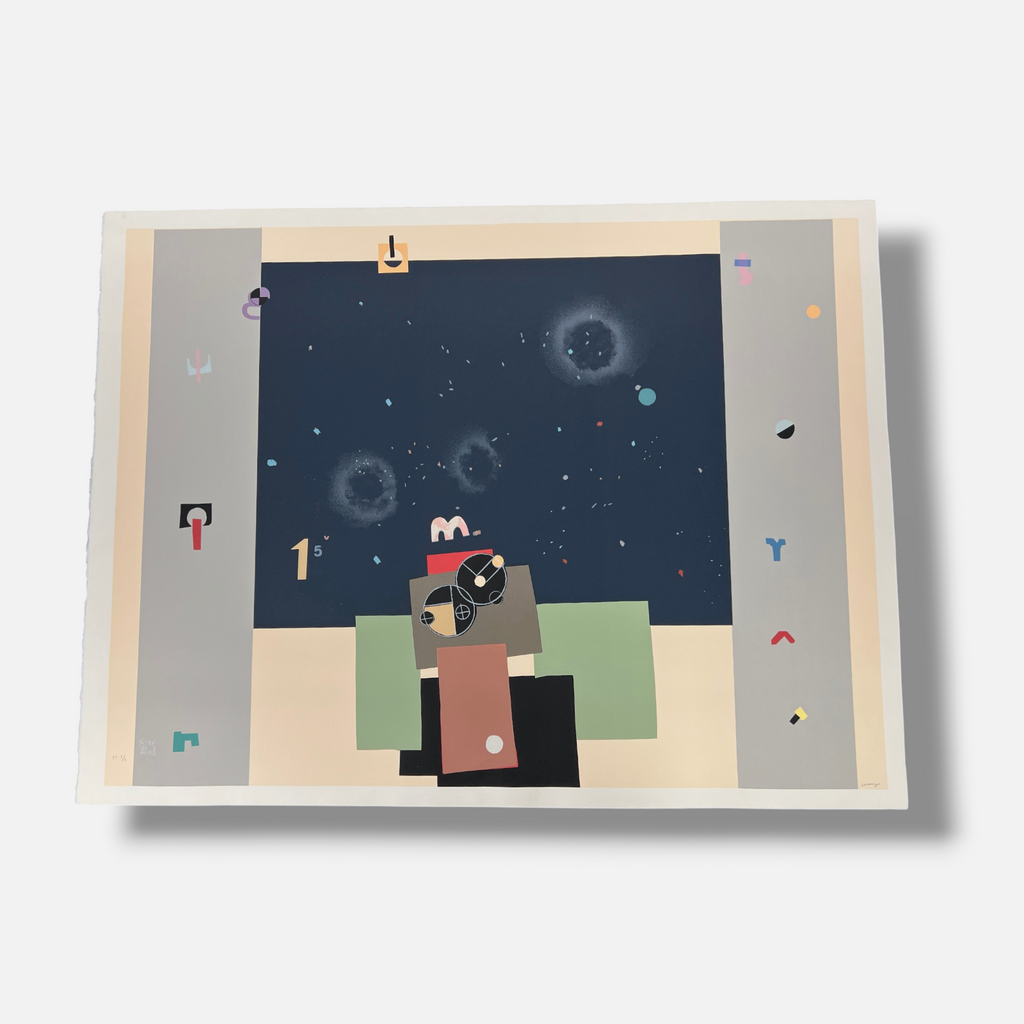 Antonio Lorenzo Carrión "Habitantes del Espacio" Limited Signed Fine Wall Art