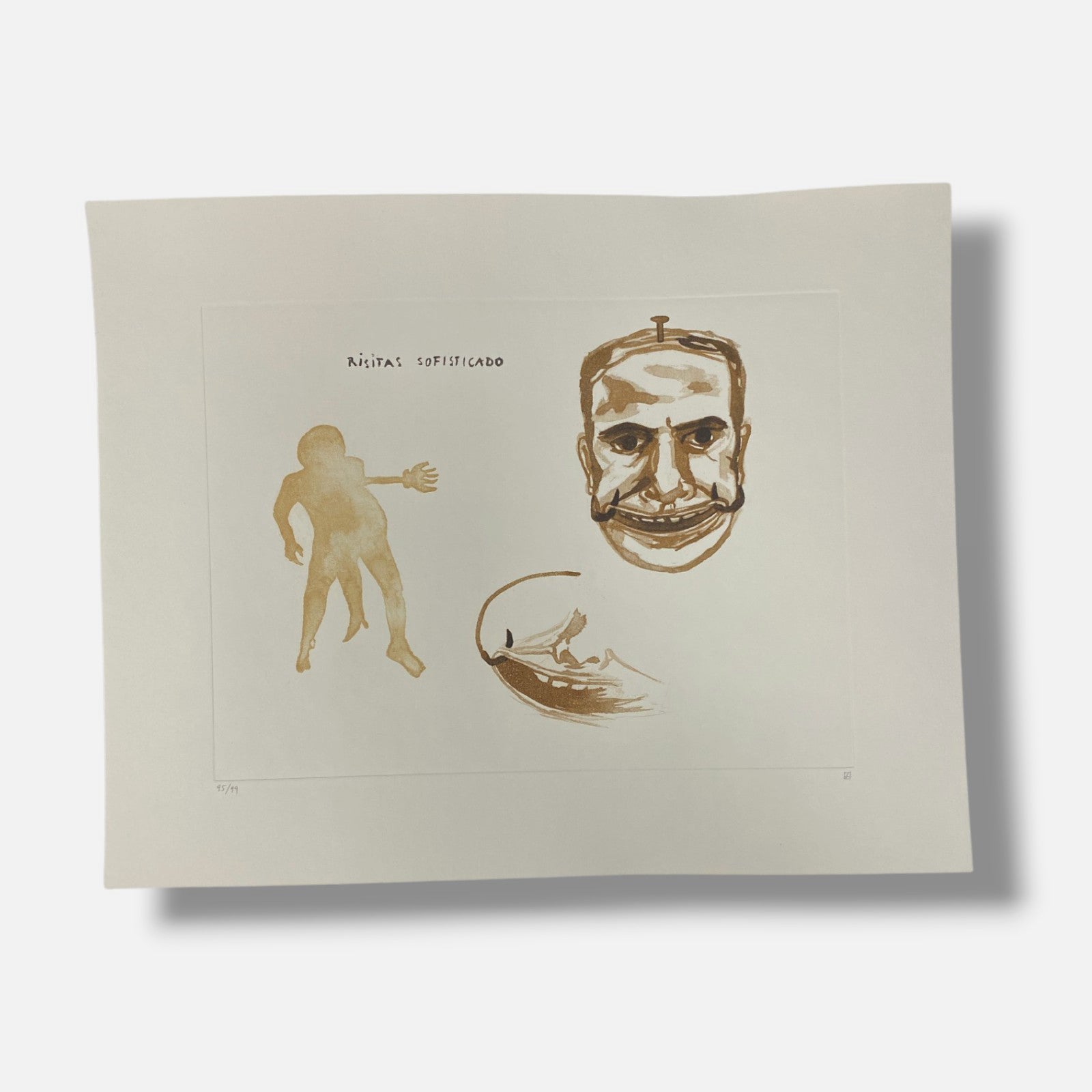 Franco Aceves Humana "Dibujos Del Dr. Pirana" 7-Piece Art Print Collection Set