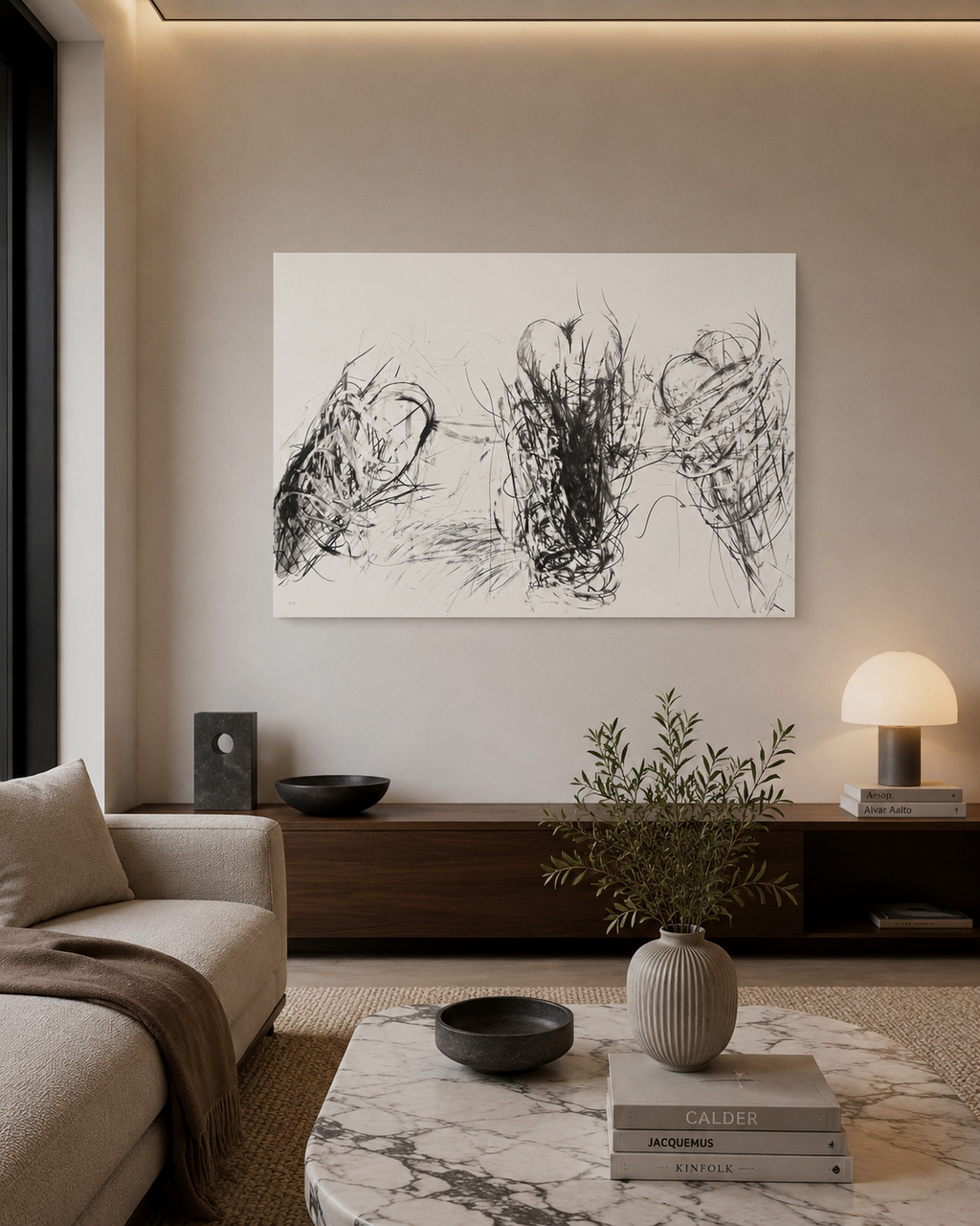 Natalia Granada "Vigilia IV" H.C. 2005 Signed Limited Fine Wall Art 54 x 76 cm