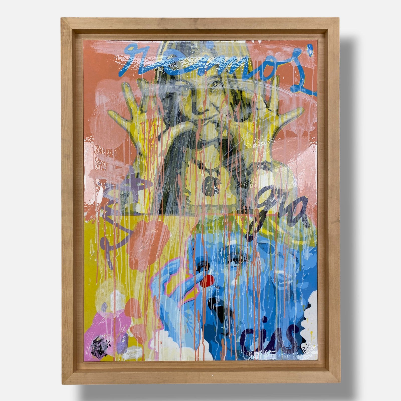 Llopiz Rodolfo "Reímos Tus Gracias" 2002 Limited Signed Wall Art Print 100x73 cm