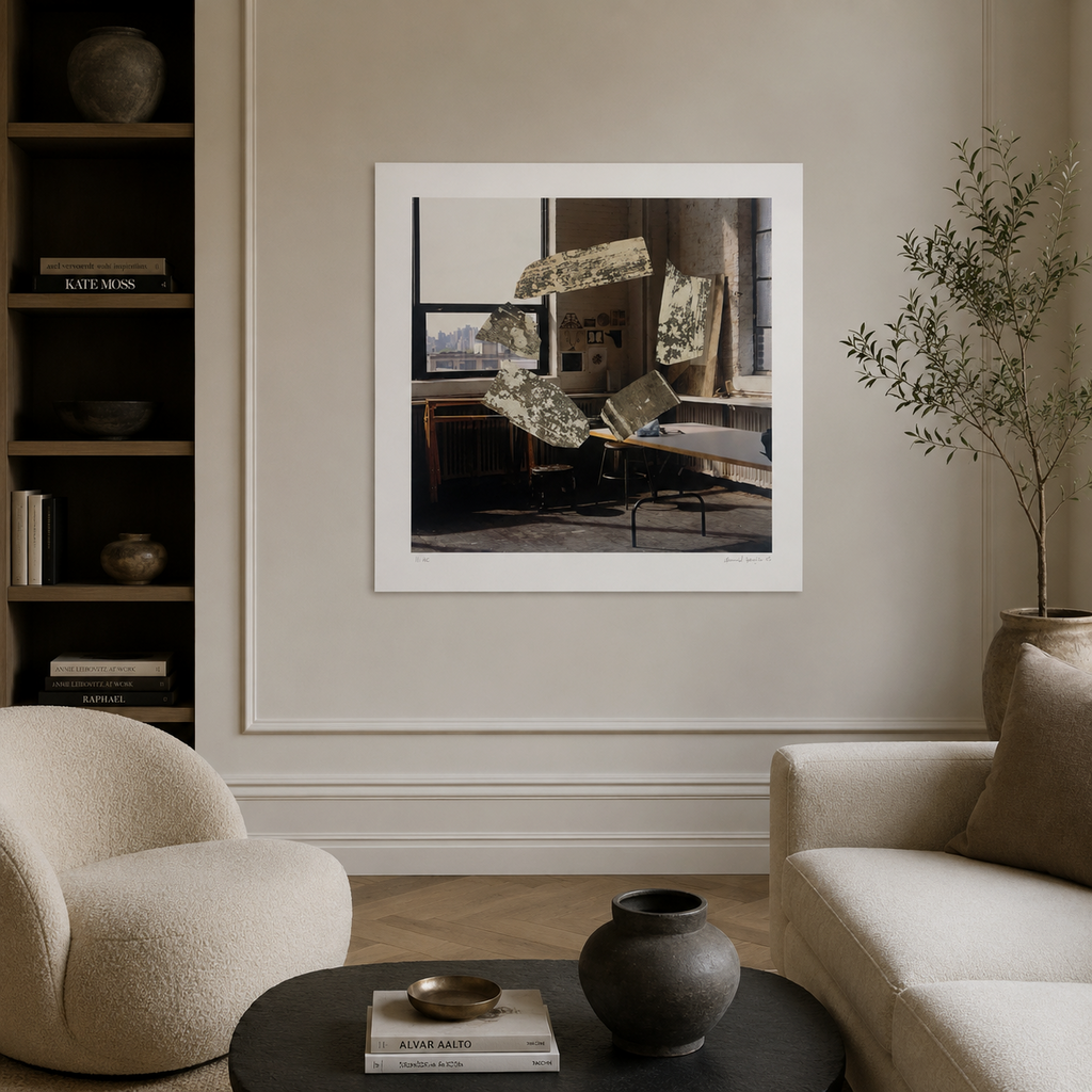 Daniel Senise "Lapa-Queens II" 2005 H.C. Limited Signed Fine Wall Art 75Lx75W cm