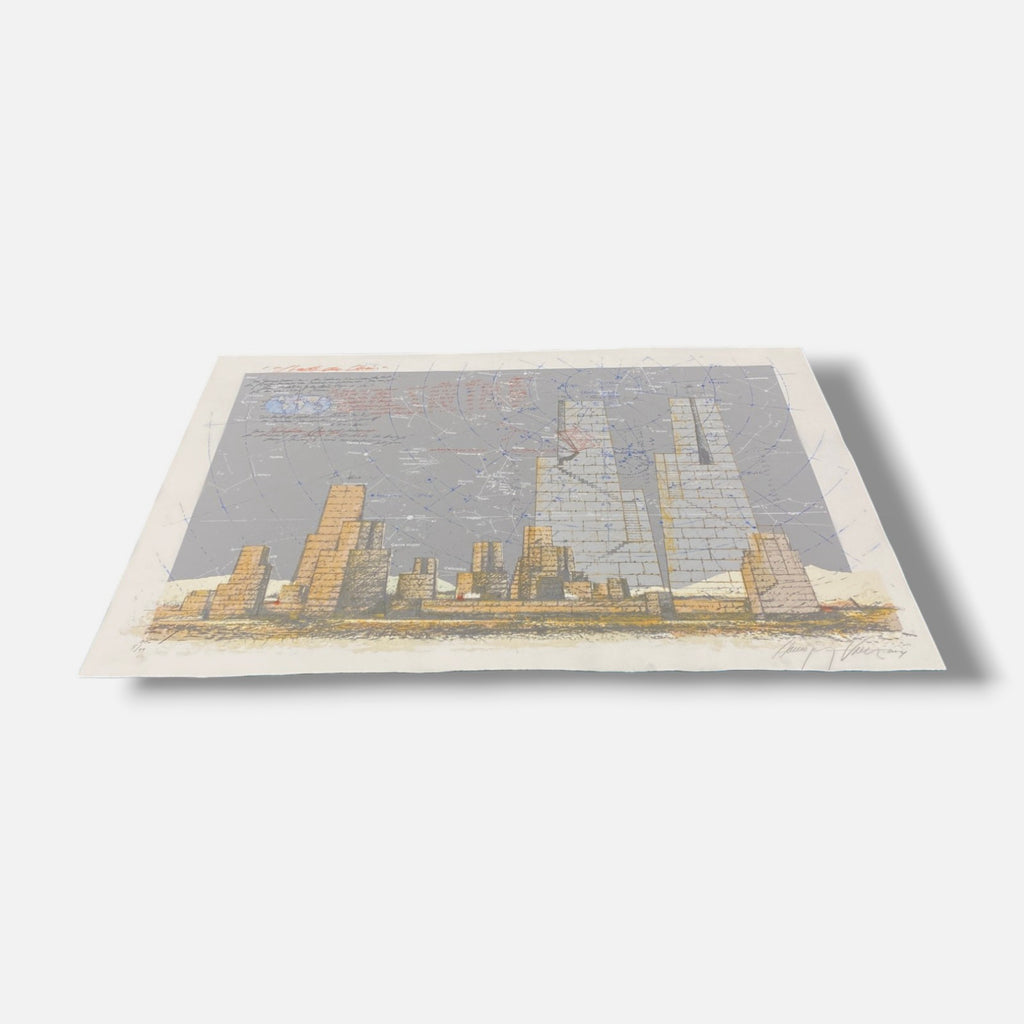 Hannsjörg Voth "Stadt Des Orion" 2004 Limited Signed Wall Art | 76 x 105 cm