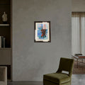 Ciro Beltrán "Azul" 2004 Limited Signed Fine Framed Wall Art, 70x50 cm