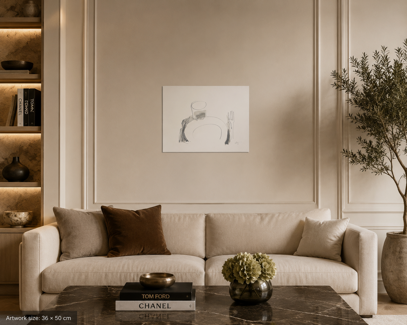 Guillermo Díez Celaya "Estudio Para Una Cena De Pascua IV" 2003 Signed Wall Art
