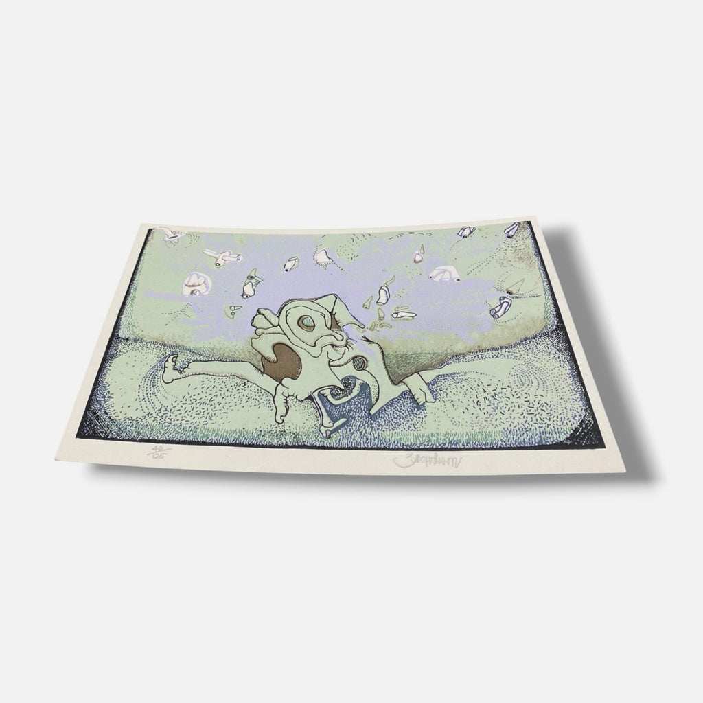 Julio Zachrisson Acebedo "Verde Agua" Fine Art Print | 35 x 25 cm