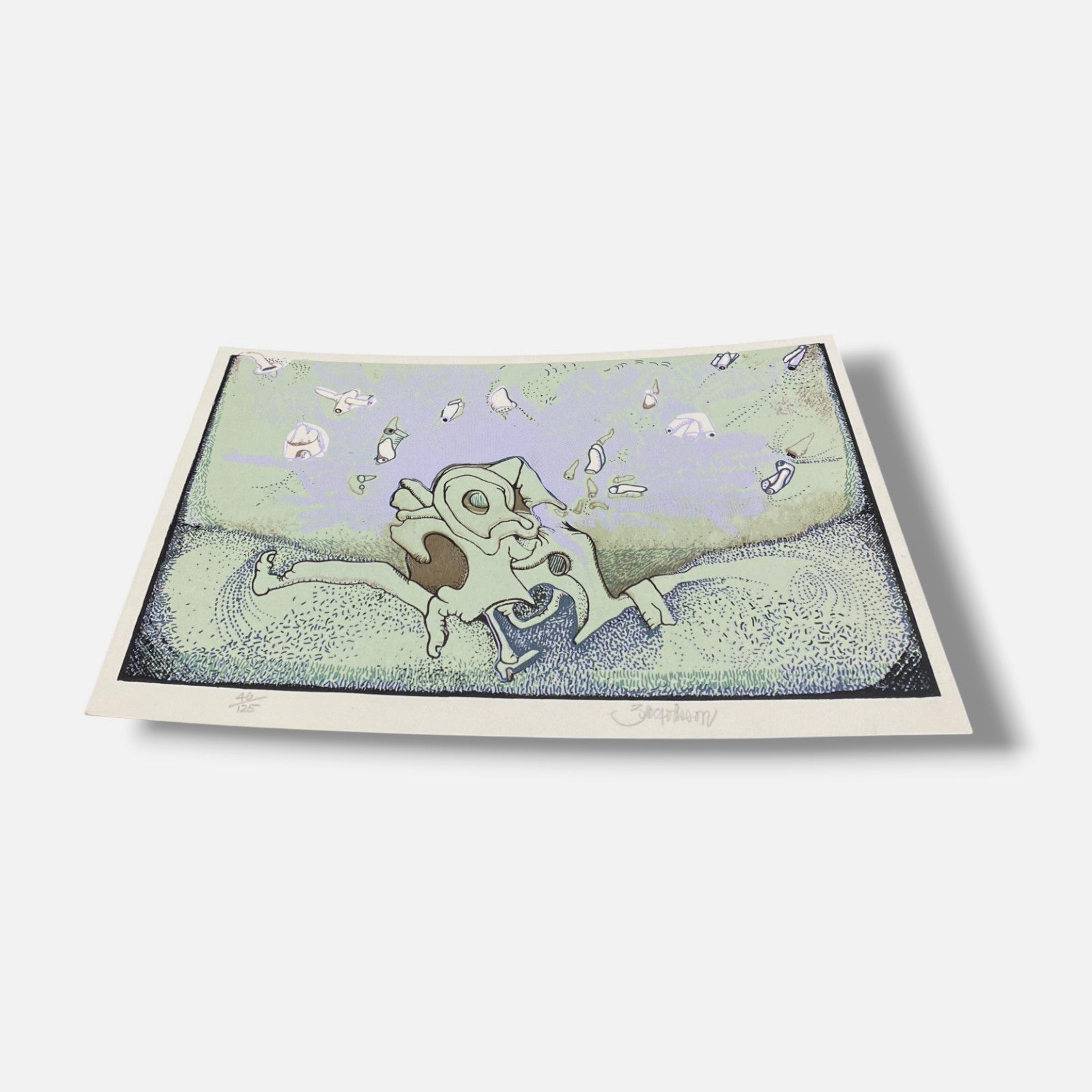 Julio Zachrisson Acebedo "Verde Agua" Fine Art Print | 35 x 25 cm