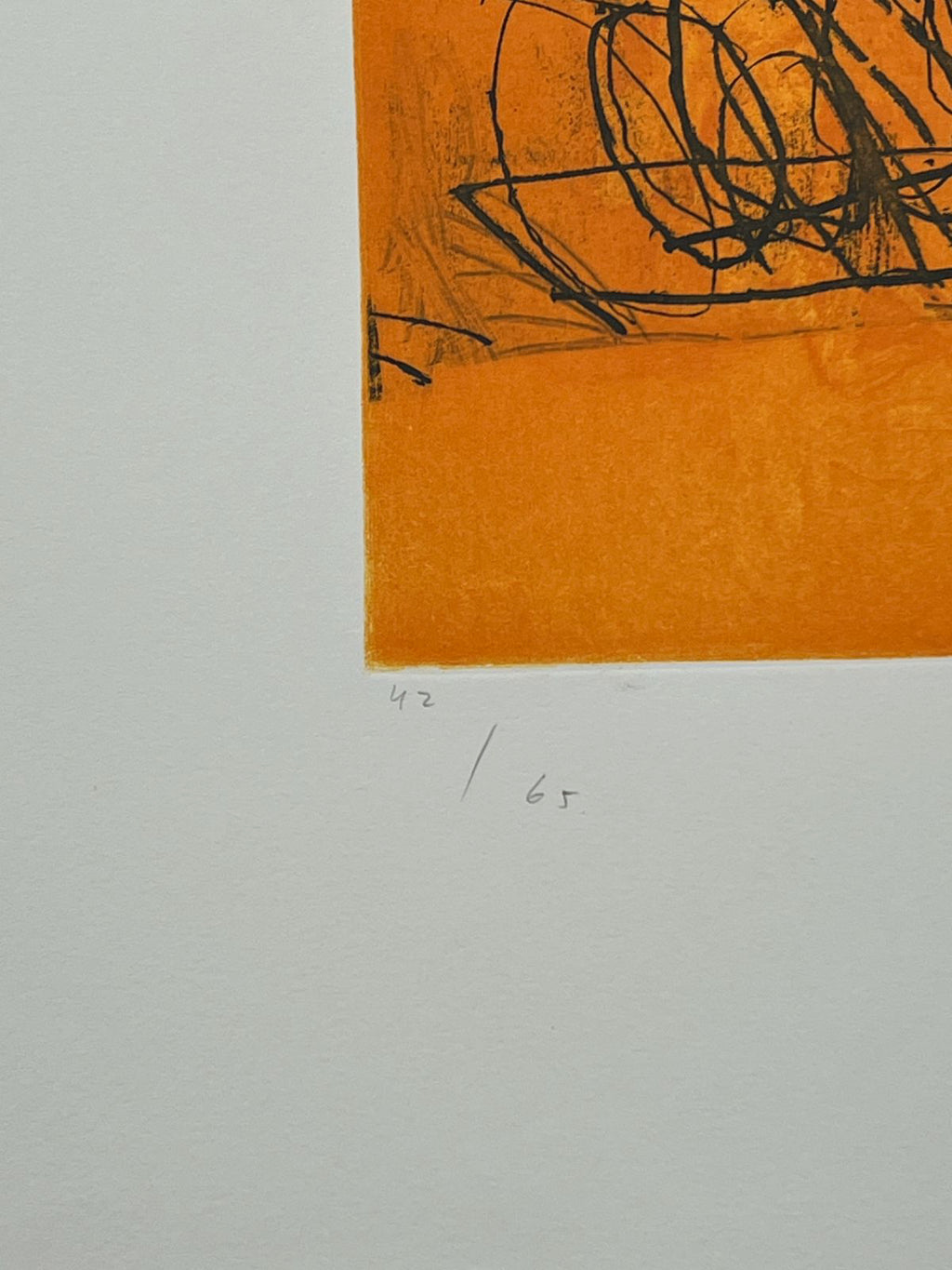 Joaquín Capa Eiriz "Plano Amarillo" /65 Limited Signed Fine Wall Art, 56Lx76W cm