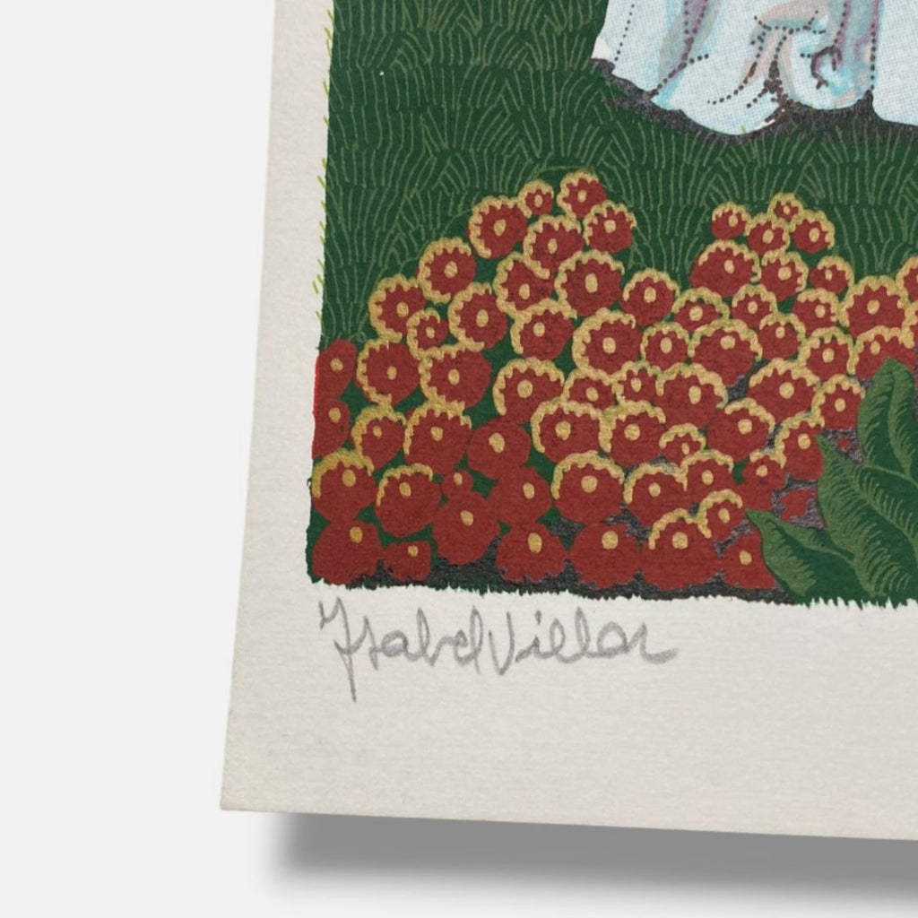 Isabel Villar "Niña con Monos" Fine Art Print | 34 x 24 cm