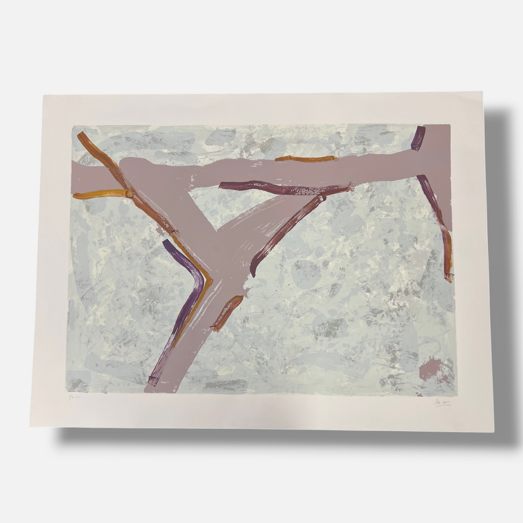 Manuel López-Cano "Aerovia I" E.U. 2005 Limited Signed Fine Wall Art Print