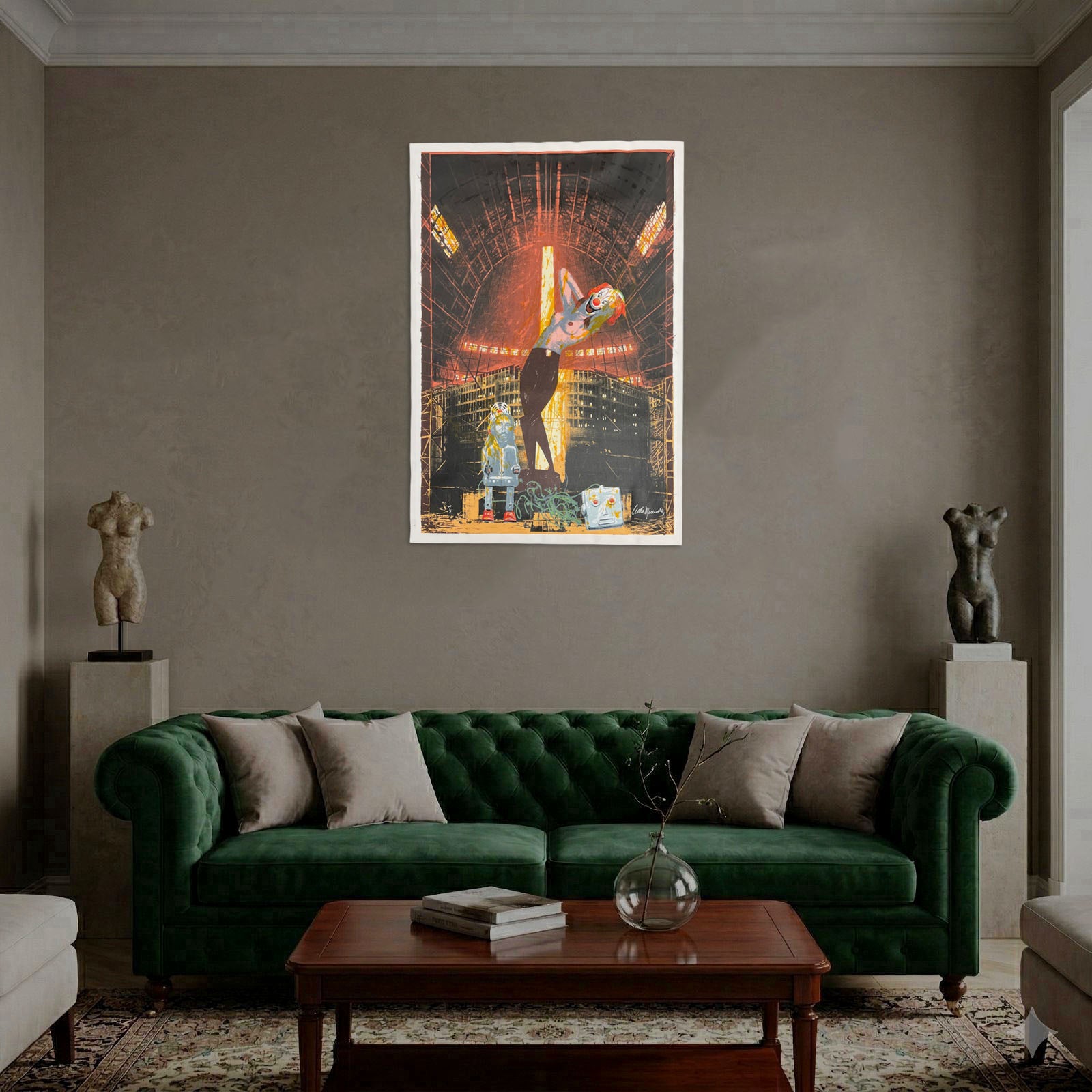 Aldo Menéndez "Profecia Del Proletariado y La" P.T Limited Signed Wall Art Print