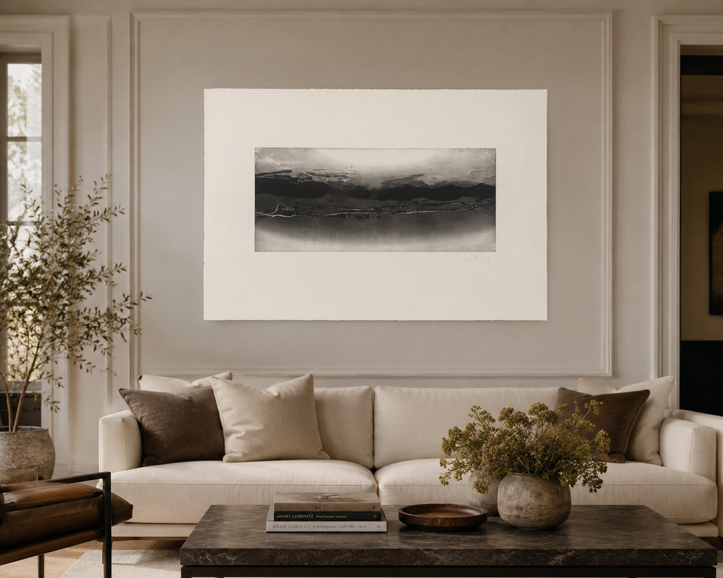 Jaime Montserrat "Along The Water IV" 2004 Signed Limited Fine Wall Art 71x101cm