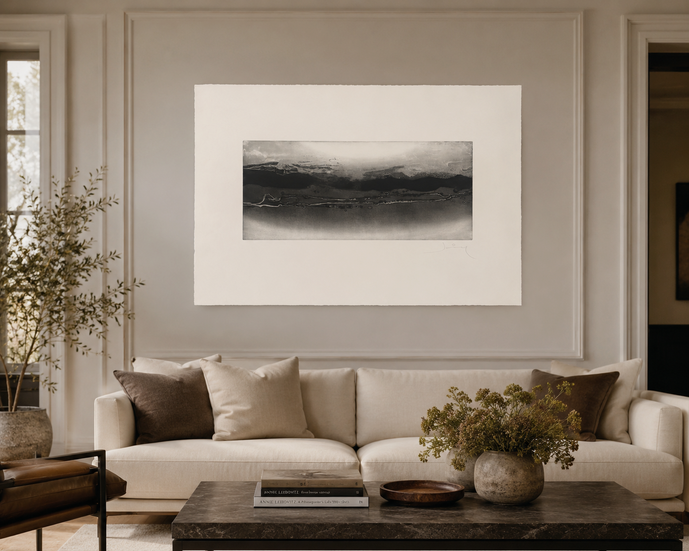 Jaime Montserrat "Along The Water IV" 2004 Signed Limited Fine Wall Art 71x101cm