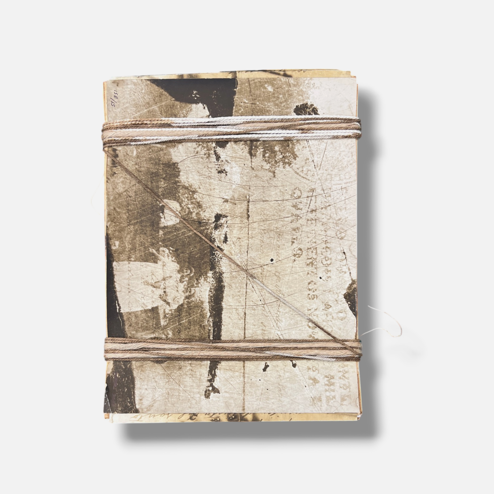 José Manuel Fors "Atados de memoria "E" 2005, Book Collage Fine Art