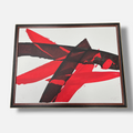 Luis Feito López "Sin Titulo" 1996 Limited Framed Signed Fine Wall Art