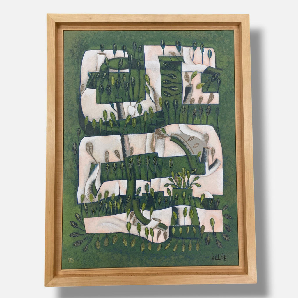 Nélida López Martínez "Primavera I" 2002 Limited Signed Wall Art | 100 x 73 cm
