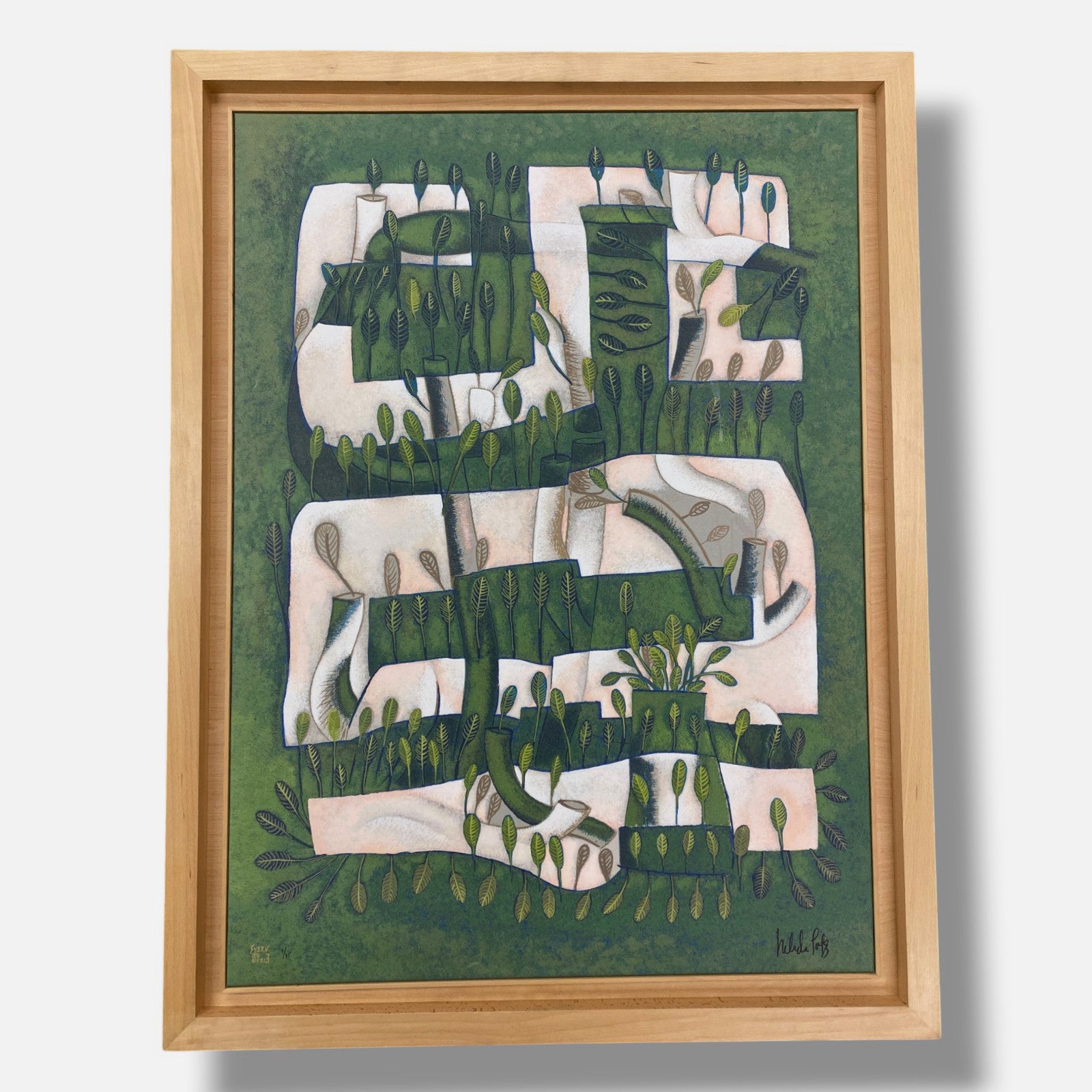 Nélida López Martínez "Primavera I" 2002 Limited Signed Wall Art | 100 x 73 cm