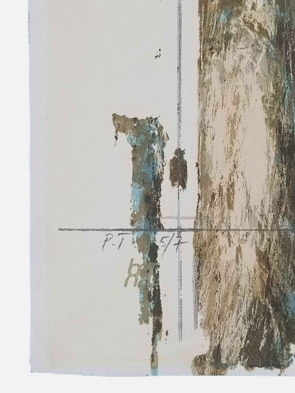 Fernando Sánchez Calderón "Presencia del árbol" P.T. Signed Limited Wall Art