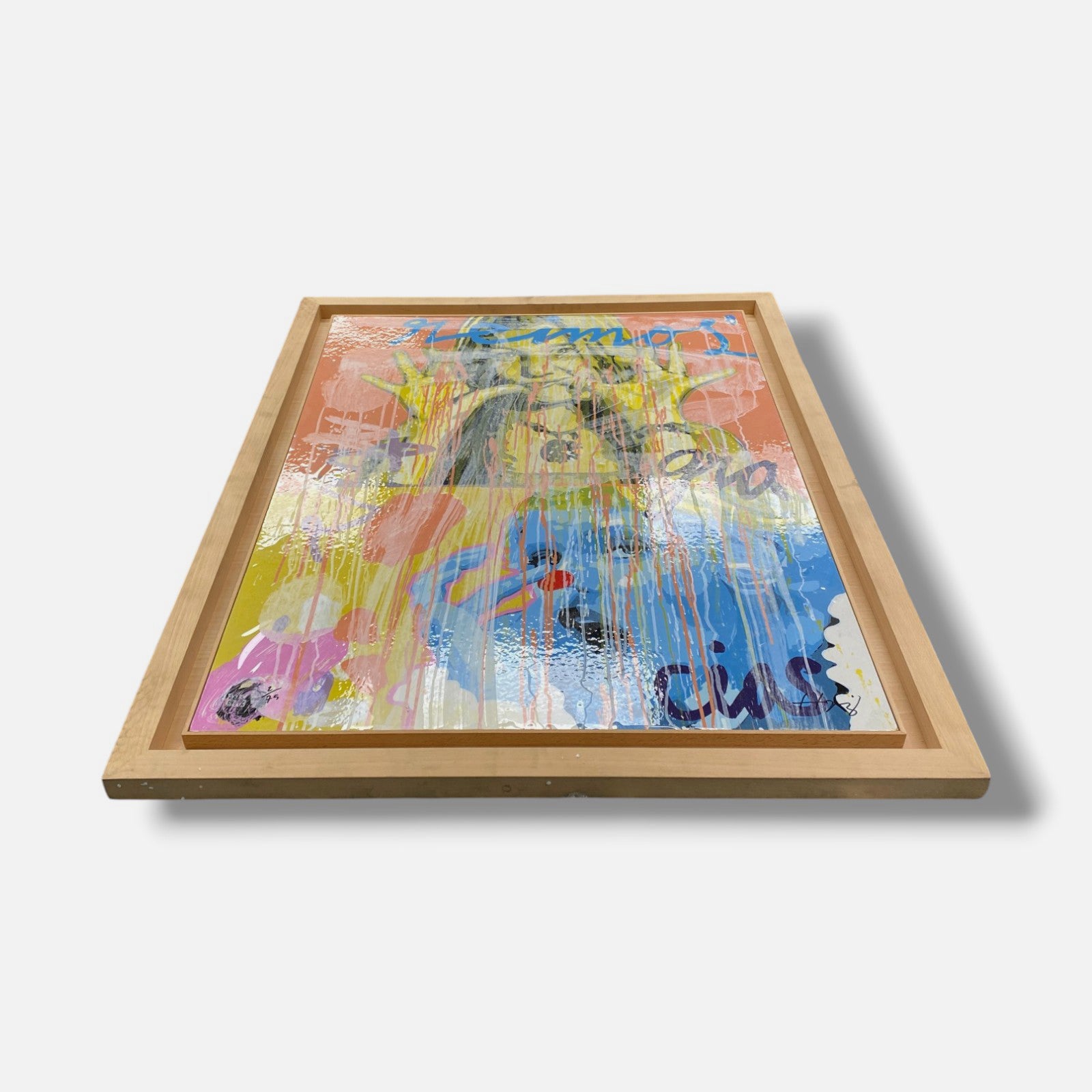 Llopiz Rodolfo "Reímos Tus Gracias" 2002 Limited Signed Wall Art Print 100x73 cm