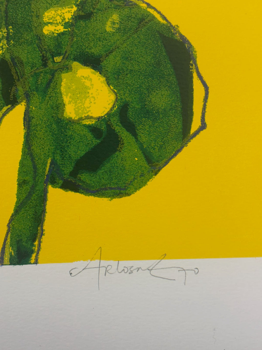 Carlos Neto "Espejo De Manos I" H.C. 2005 Signed Limited Fine Wall Art Print