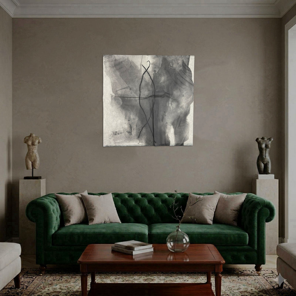 Fernando Sánchez Calderón "Figuras y Anolis Sobre Plano" P.T. Limited Wall Art